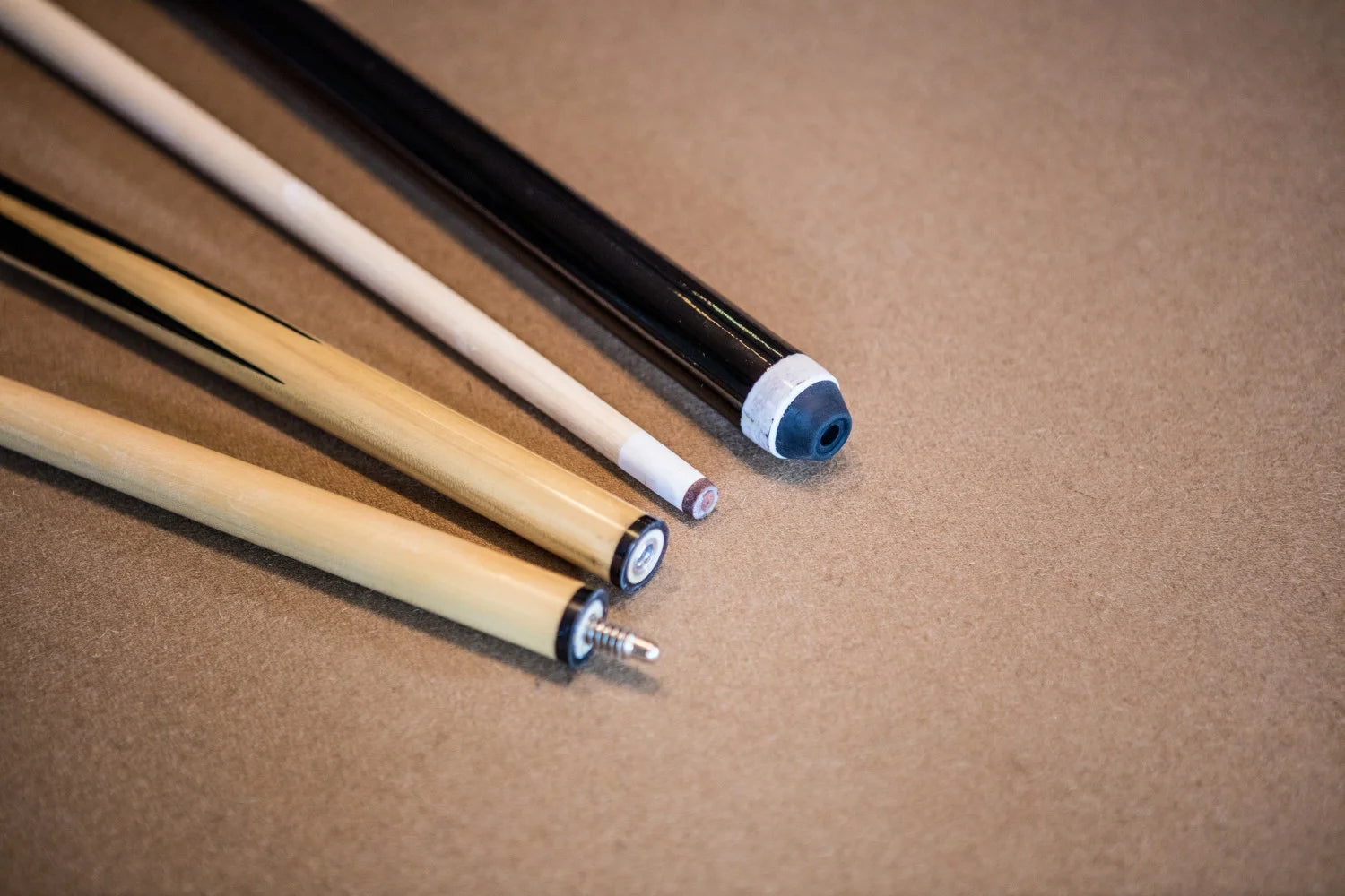 8' Covington Billiard Table with Carved Solid-Wood Legs and Antiqued Wood Finish