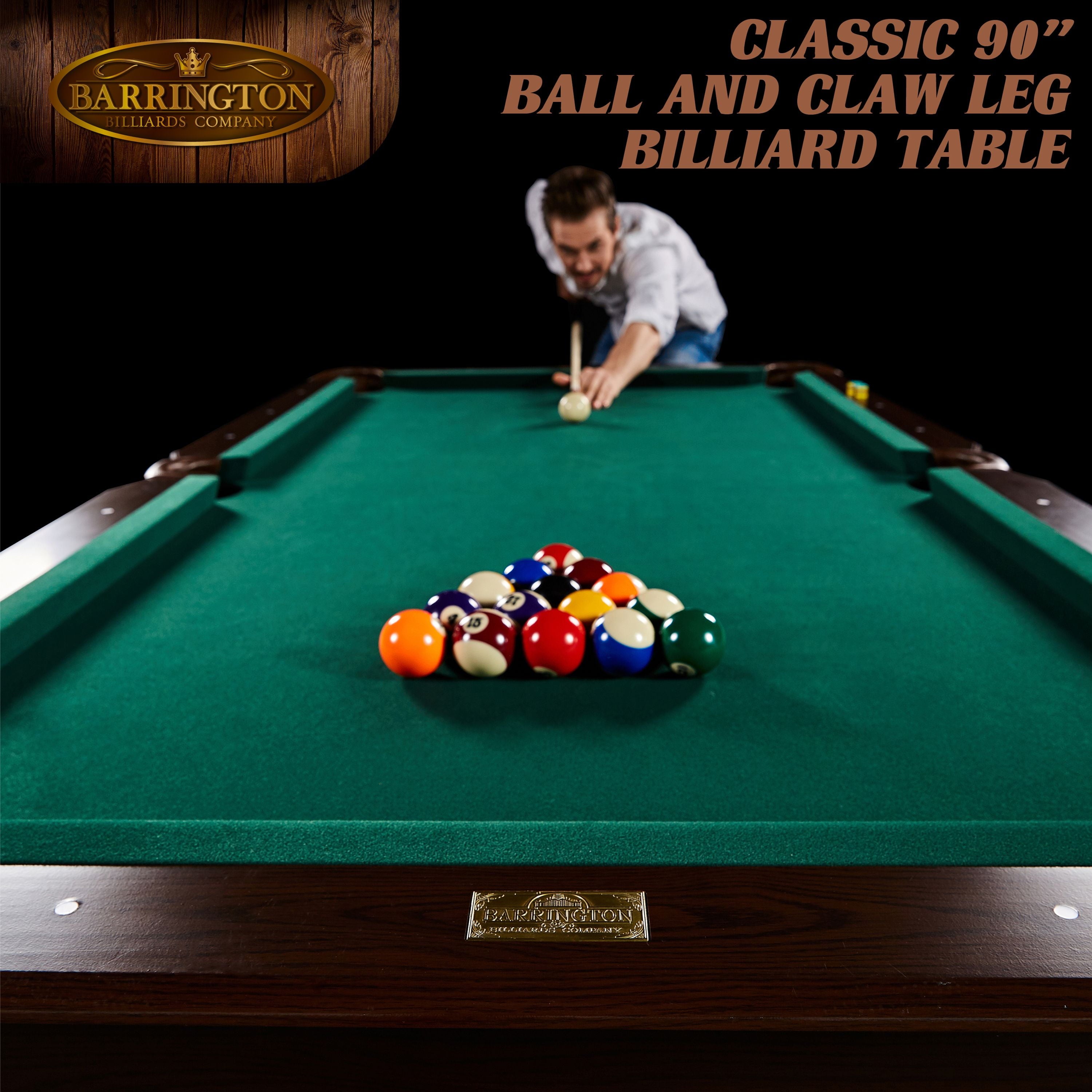 7.5 Ft Billiard Pool Table with Cue Rack, Dartboard, and Game Accessories - Green, by