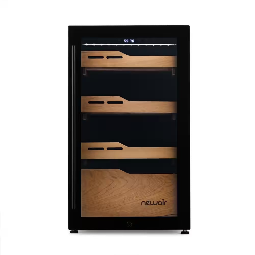 840 Count Electric Cigar Humidor, Built-In Humidification System with Opti-Temp Heating and Cooling Function