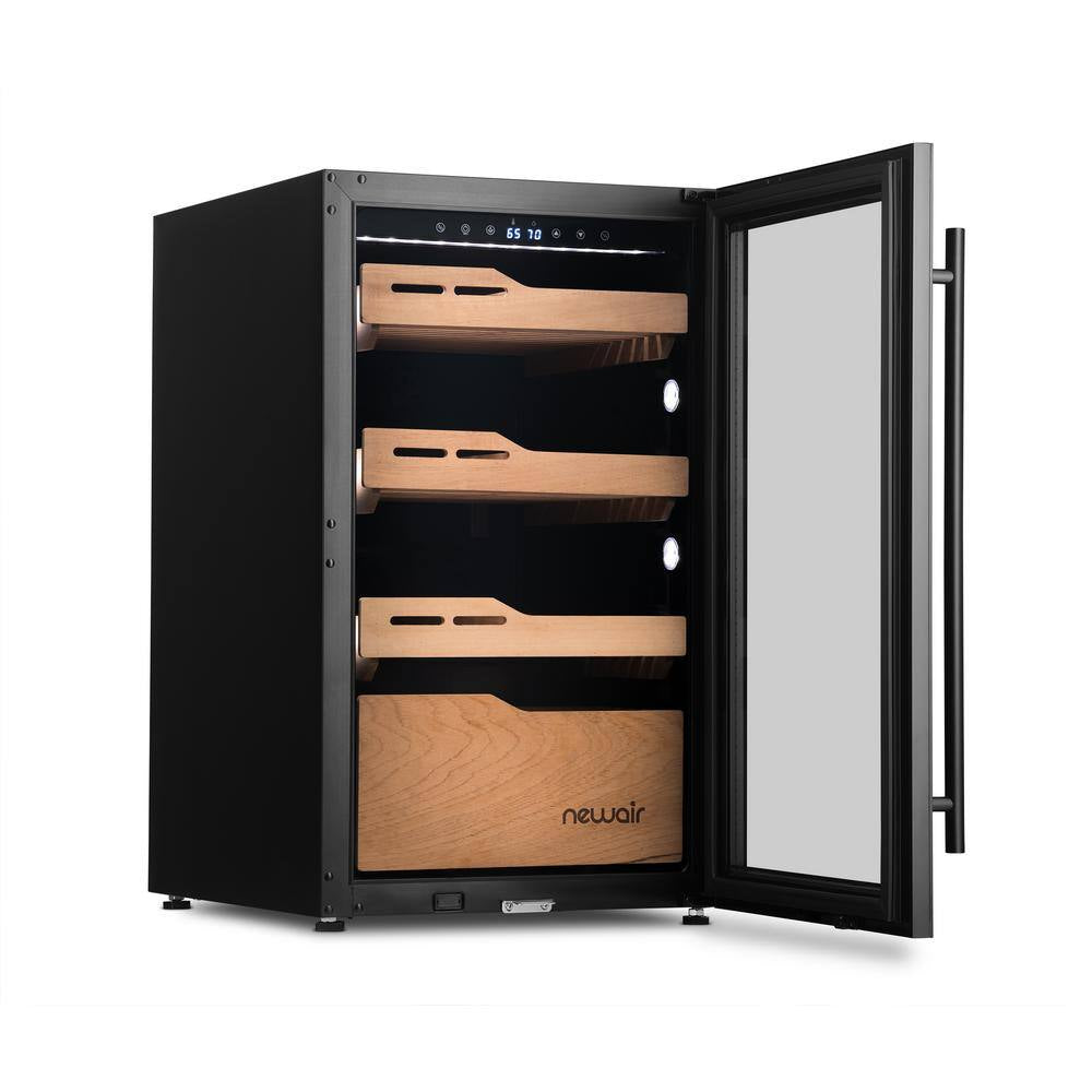 840 Count Electric Cigar Humidor, Built-In Humidification System with Opti-Temp Heating and Cooling Function